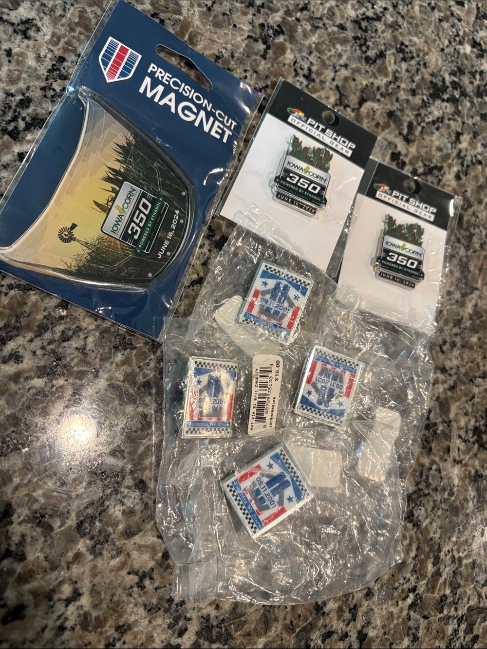 NWT Bundle Iowa Corn 350 Collector Pins & Magnet
